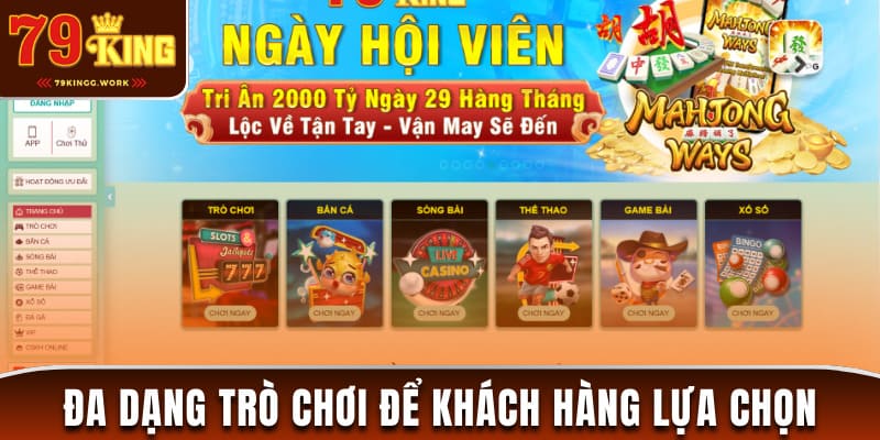 Ưu điểm hiện có tại nhà cái 79king5