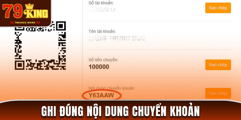 Các lỗi thường gặp khi nạp tiền 79king