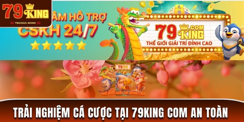 Trải nghiệm cá cược tại 79king com an toàn tuyệt đối